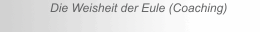 Die Weisheit der Eule (Coaching)